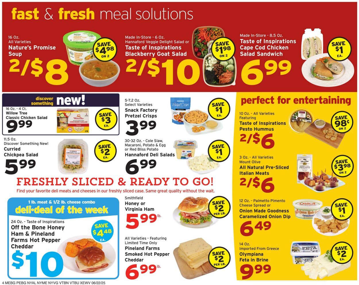 Weekly ad Hannaford 06/22/2025 - 06/28/2025
