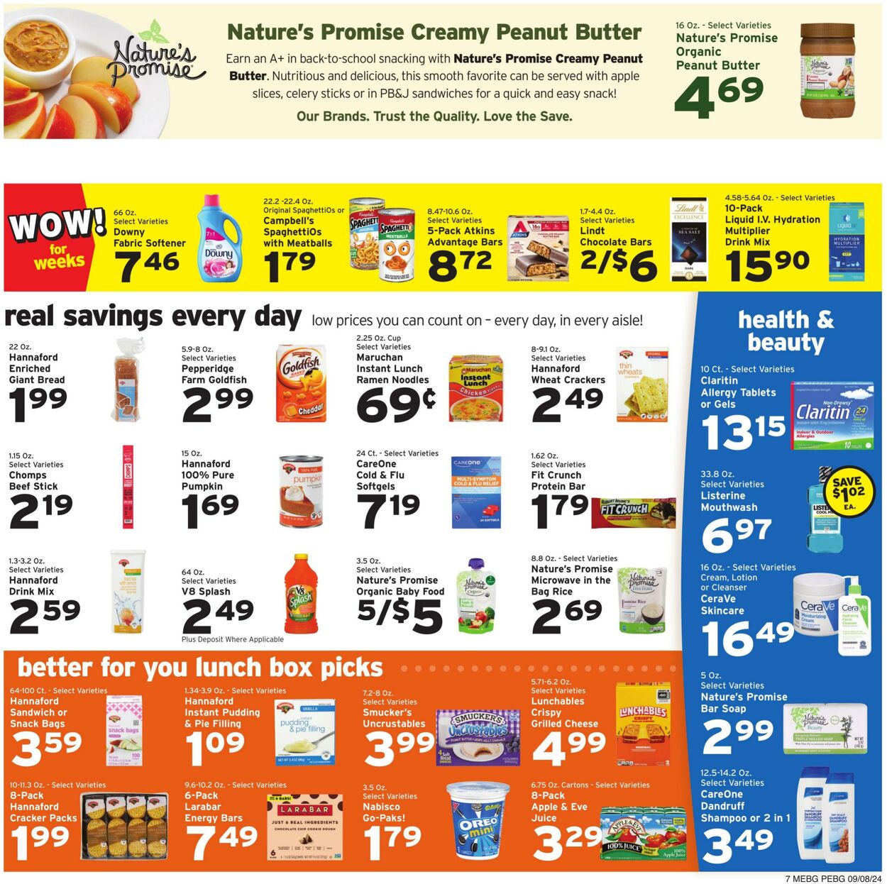 Weekly ad Hannaford 09/08/2024 - 09/14/2024