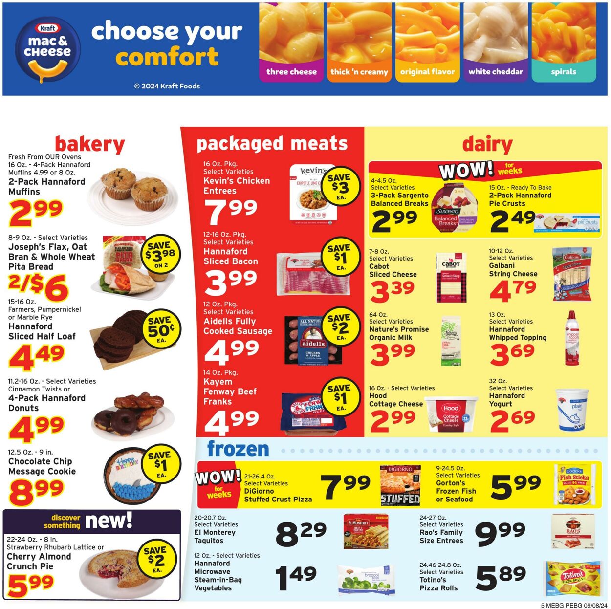 Weekly ad Hannaford 09/08/2024 - 09/14/2024