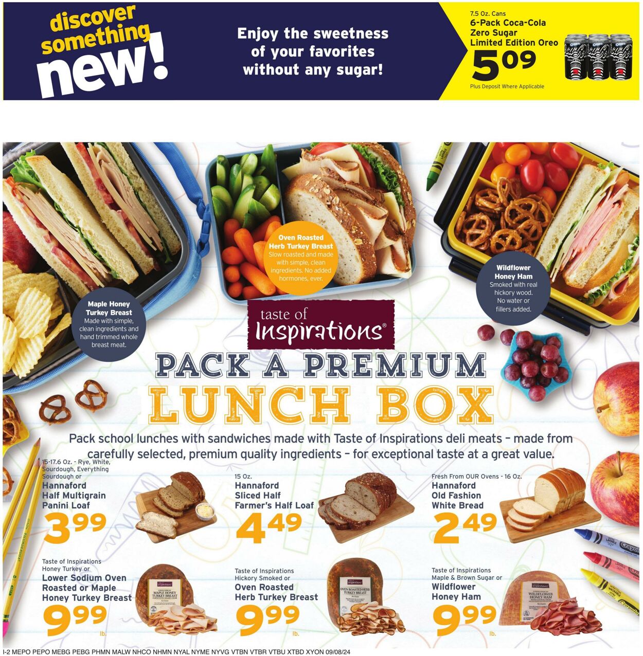 Weekly ad Hannaford 09/08/2024 - 09/14/2024