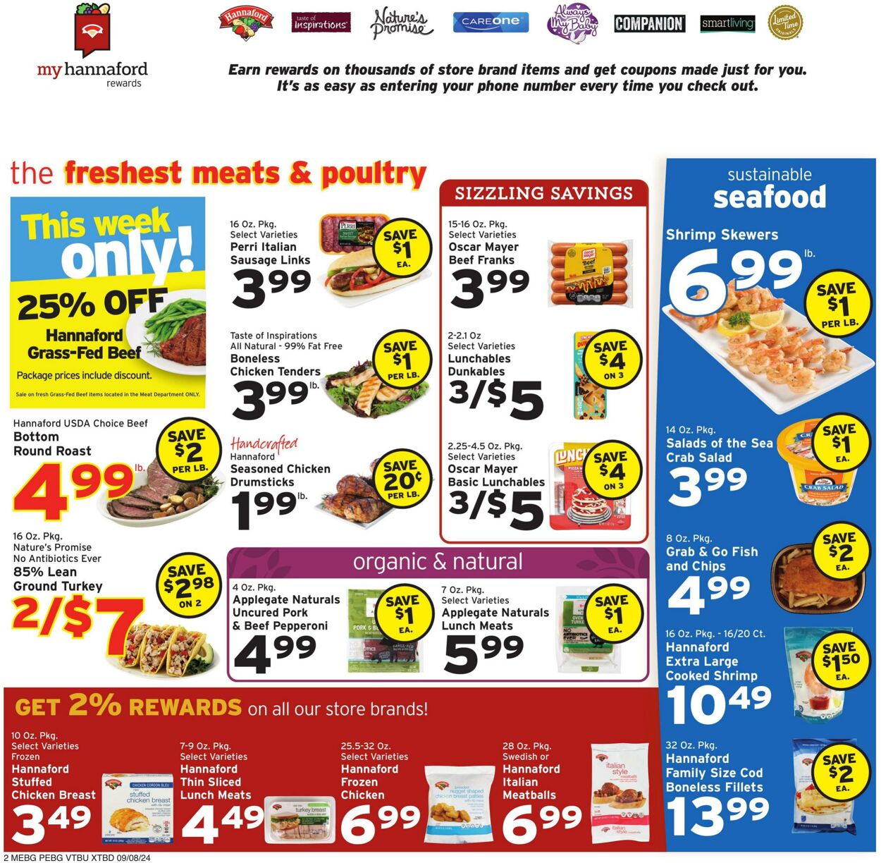 Weekly ad Hannaford 09/08/2024 - 09/14/2024