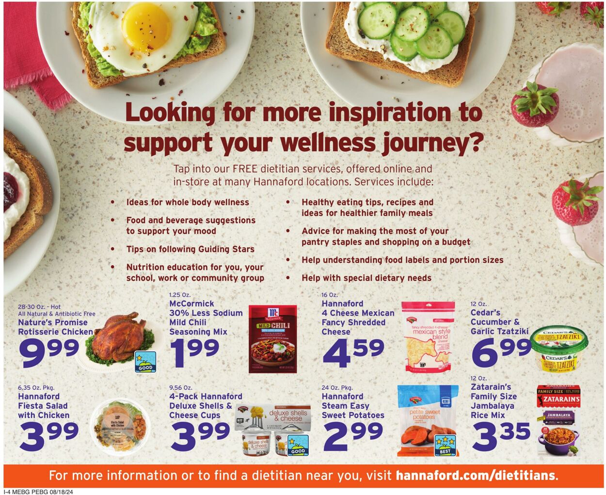 Weekly ad Hannaford 08/18/2024 - 08/24/2024