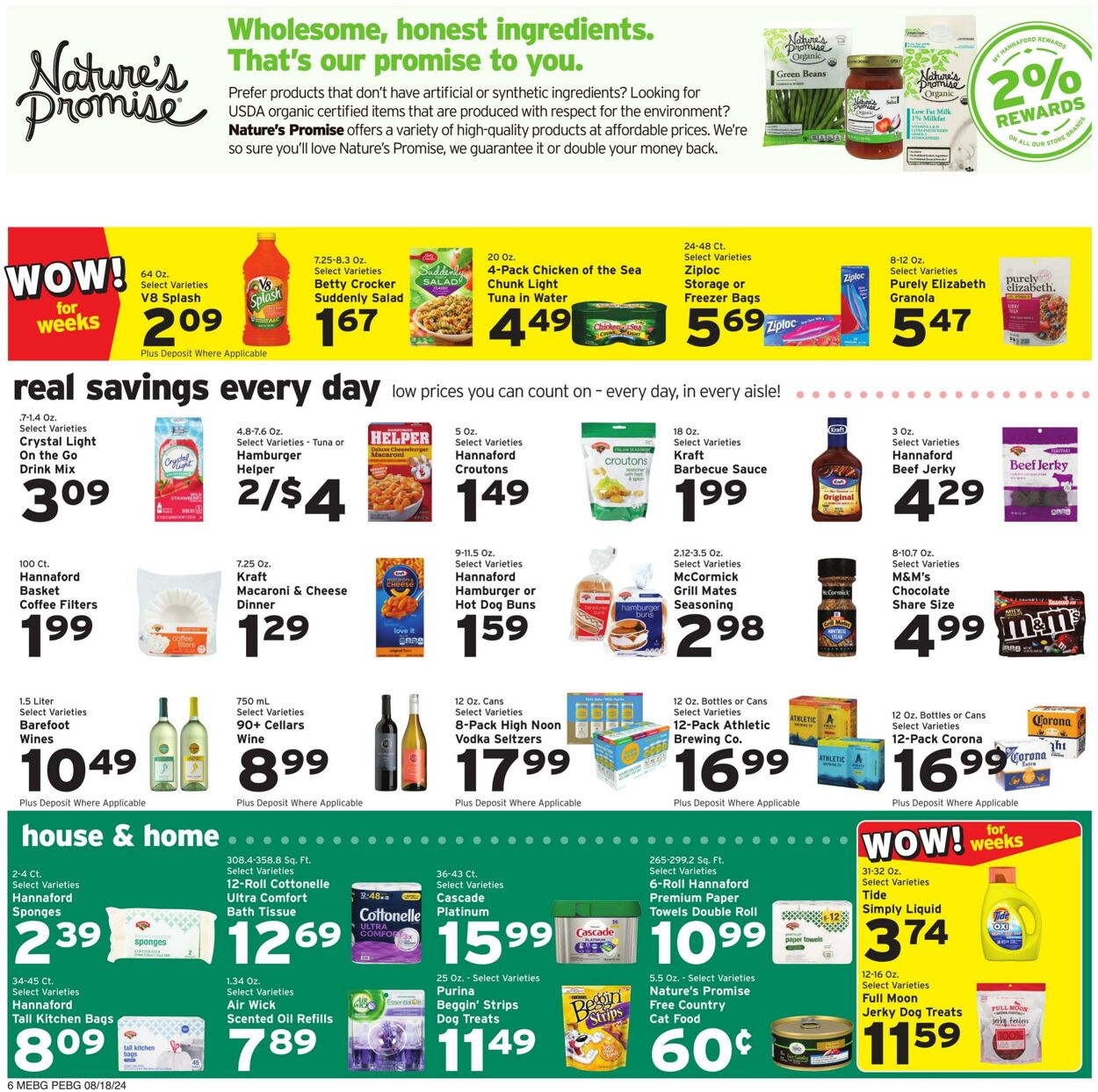 Weekly ad Hannaford 08/18/2024 - 08/24/2024