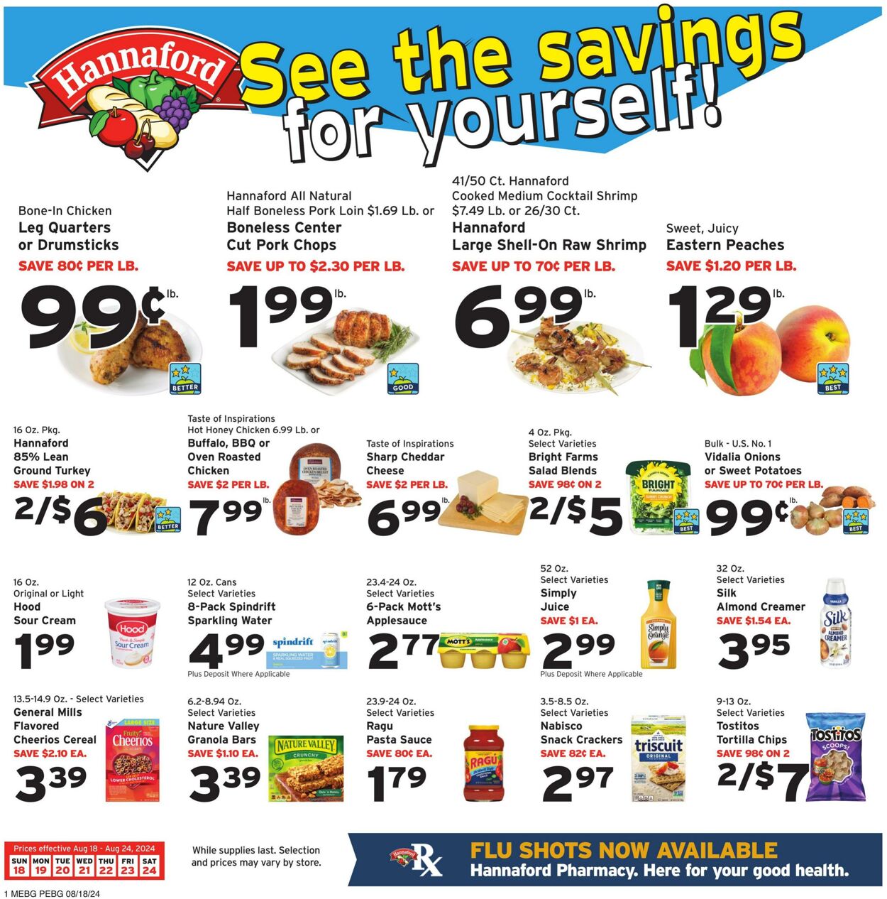 Weekly ad Hannaford 08/18/2024 - 08/24/2024