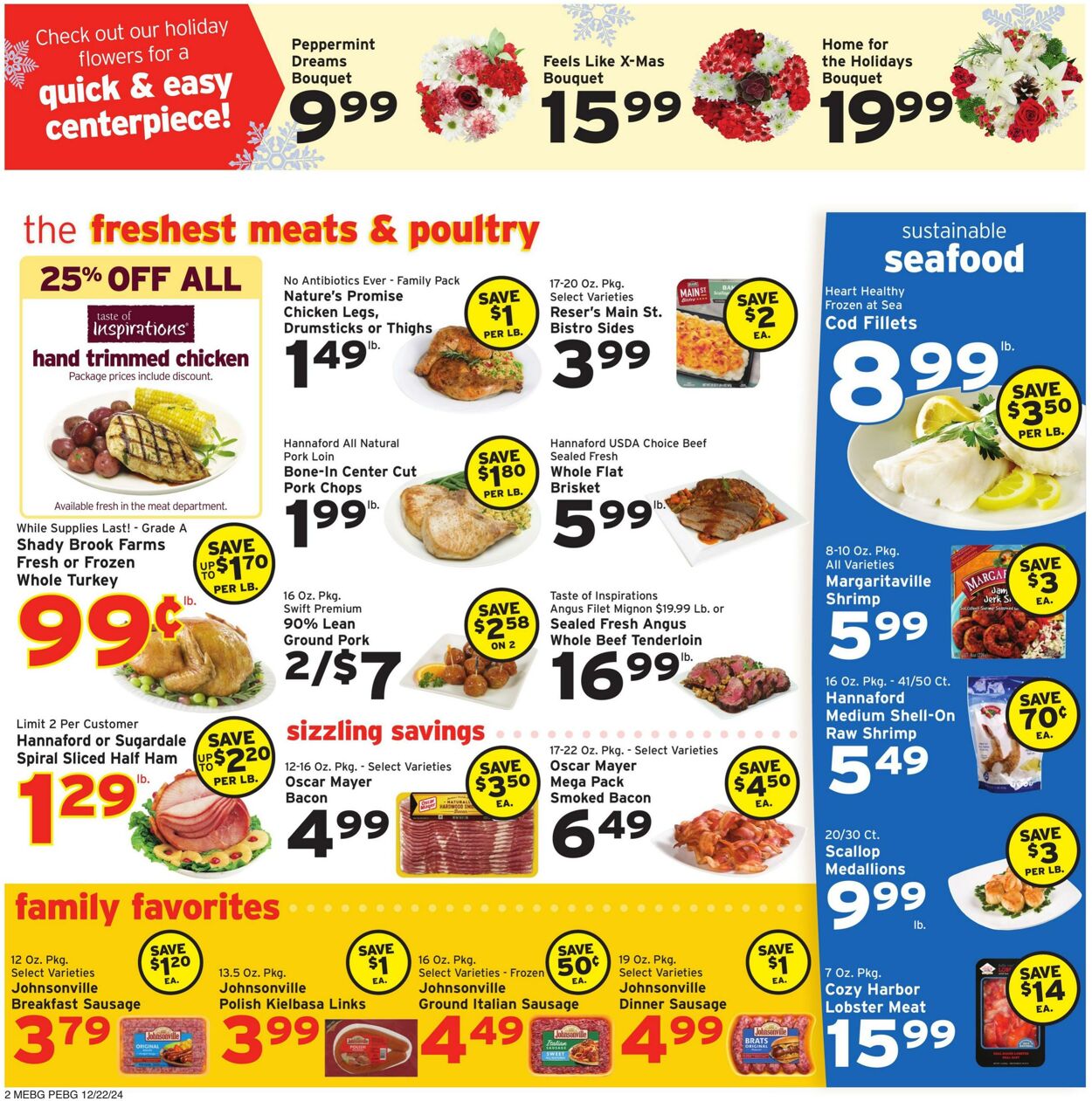 Weekly ad Hannaford 12/22/2024 - 12/28/2024