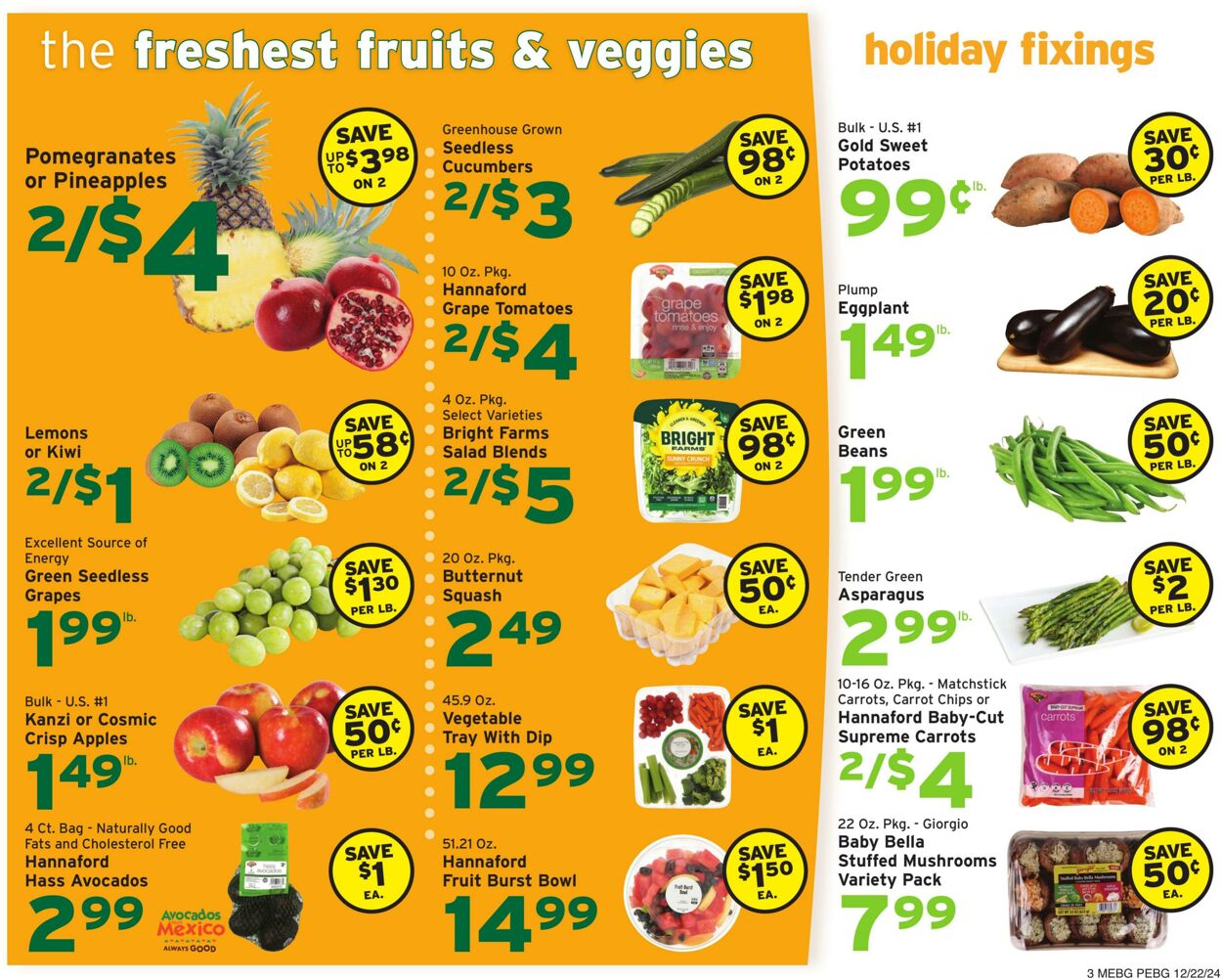 Weekly ad Hannaford 12/22/2024 - 12/28/2024