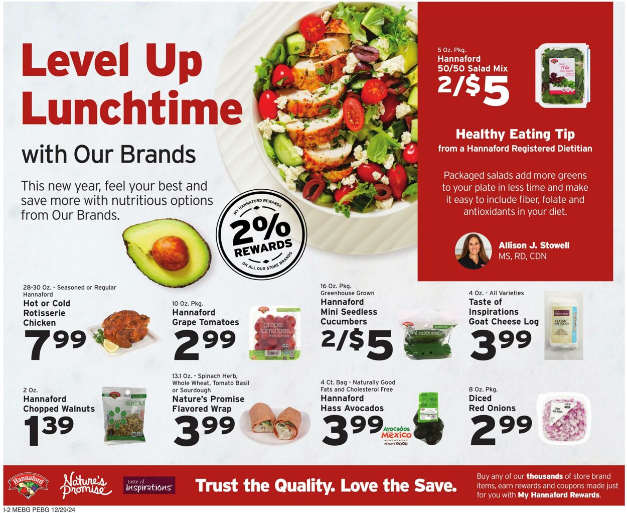 Weekly ad Hannaford 12/29/2024 - 01/04/2025