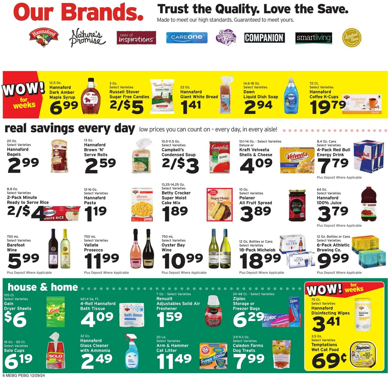 Weekly ad Hannaford 12/29/2024 - 01/04/2025