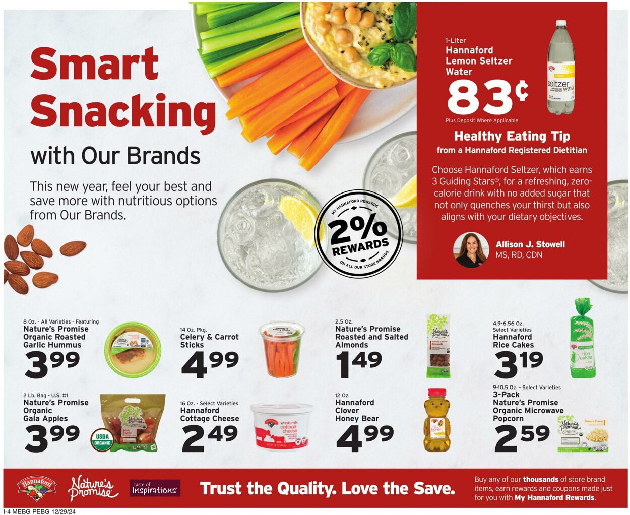 Weekly ad Hannaford 12/29/2024 - 01/04/2025