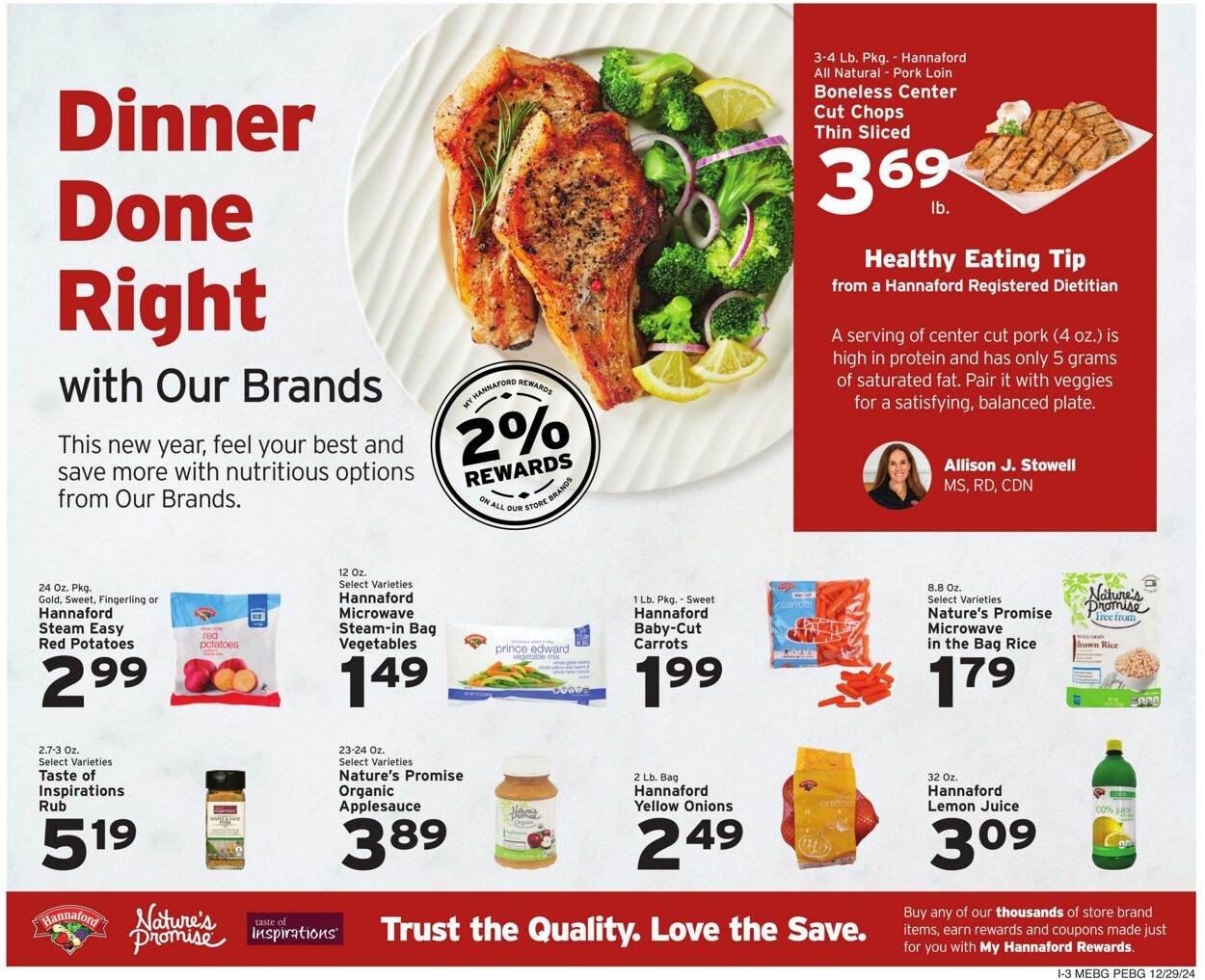 Weekly ad Hannaford 12/29/2024 - 01/04/2025