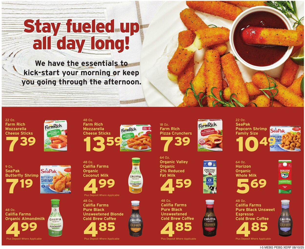 Weekly ad Hannaford 08/10/2025 - 08/16/2025
