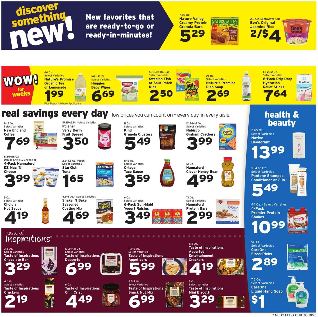 Weekly ad Hannaford 08/10/2025 - 08/16/2025