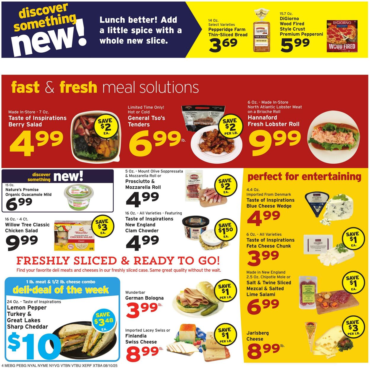 Weekly ad Hannaford 08/10/2025 - 08/16/2025