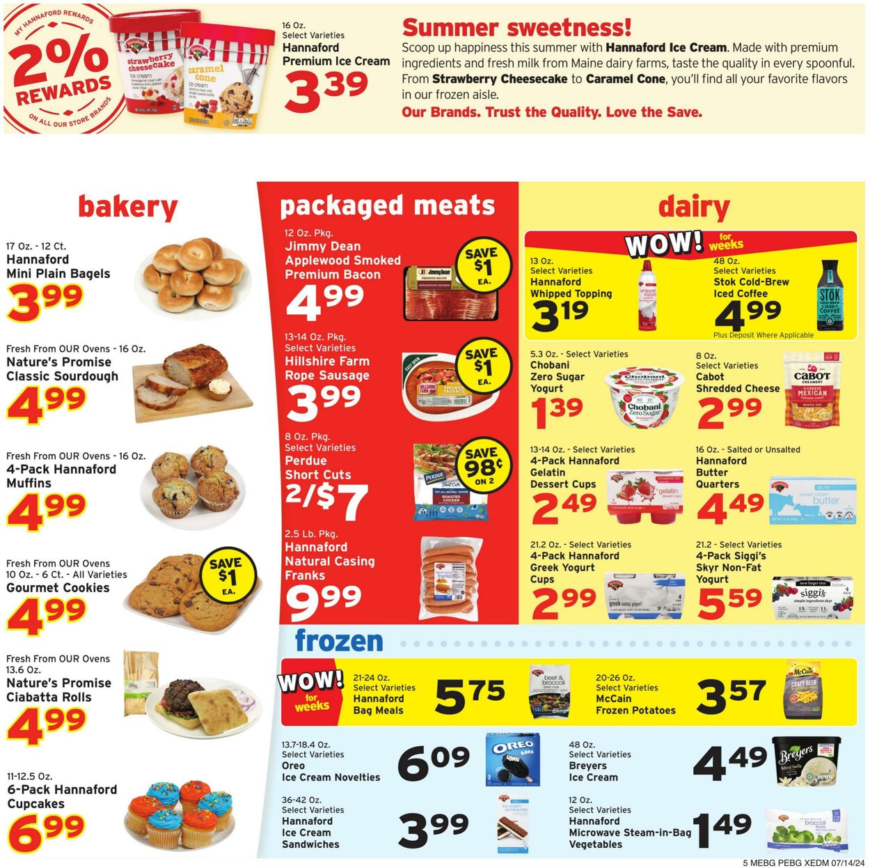 Weekly ad Hannaford 07/14/2024 - 07/20/2024