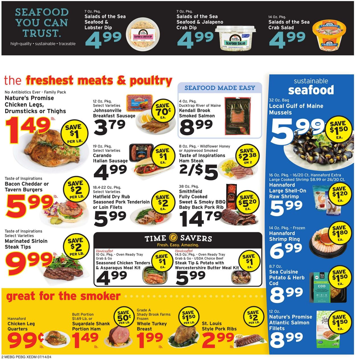 Weekly ad Hannaford 07/14/2024 - 07/20/2024