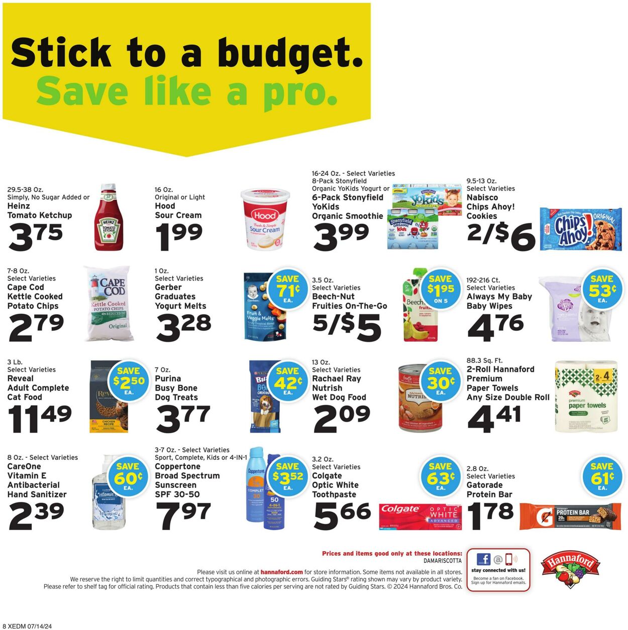 Weekly ad Hannaford 07/14/2024 - 07/20/2024