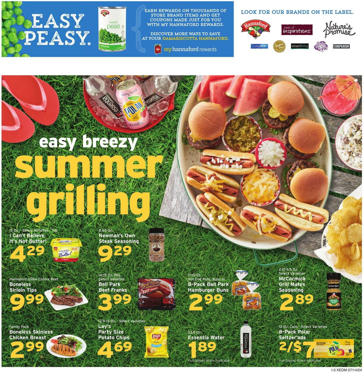 Weekly ad Hannaford 07/14/2024 - 07/20/2024