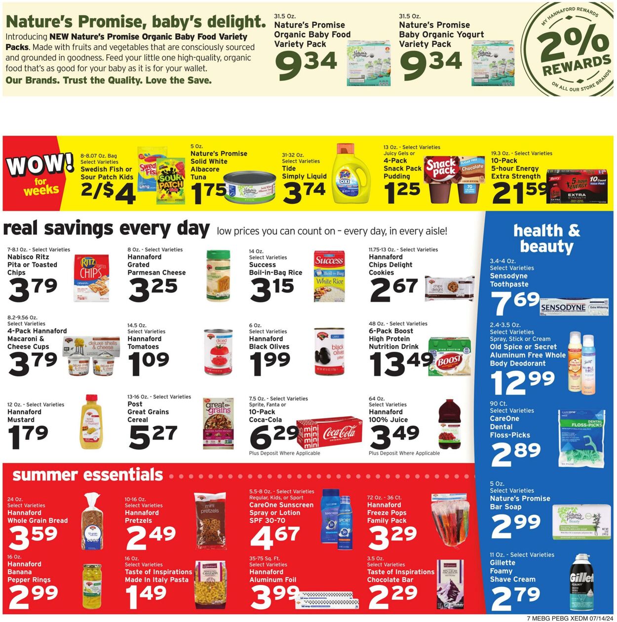 Weekly ad Hannaford 07/14/2024 - 07/20/2024