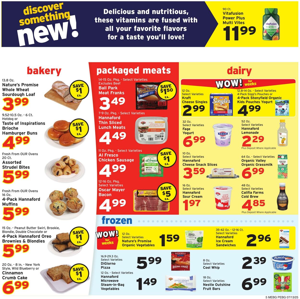 Weekly ad Hannaford 07/13/2025 - 07/19/2025