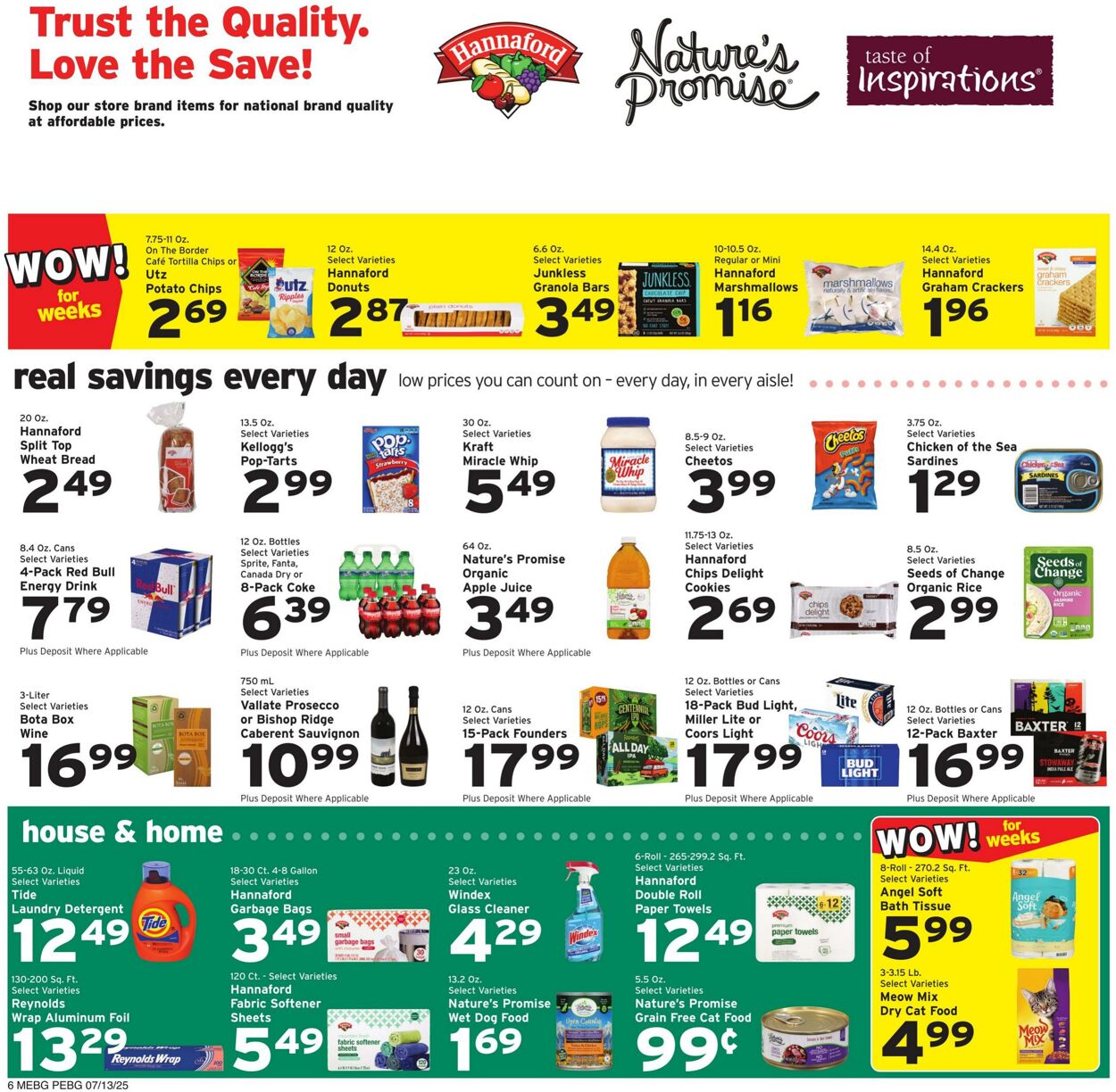 Weekly ad Hannaford 07/13/2025 - 07/19/2025