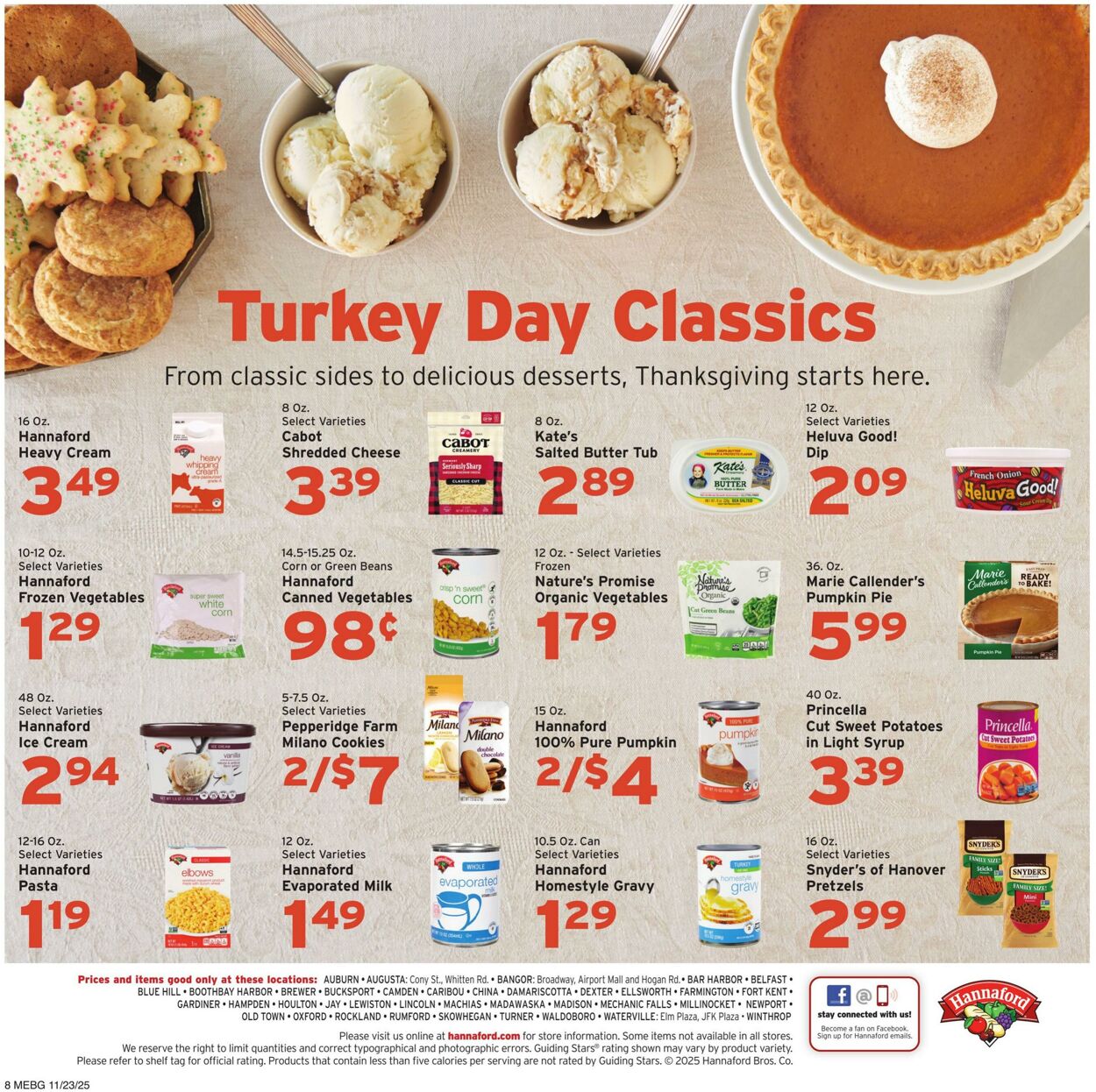 Weekly ad Hannaford 11/23/2025 - 11/29/2025