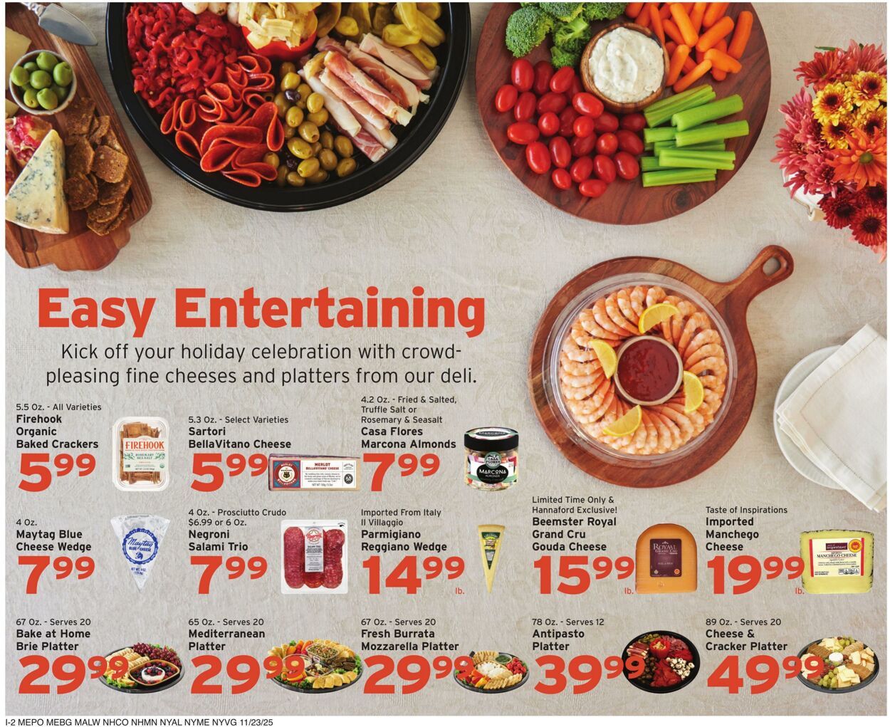 Weekly ad Hannaford 11/23/2025 - 11/29/2025