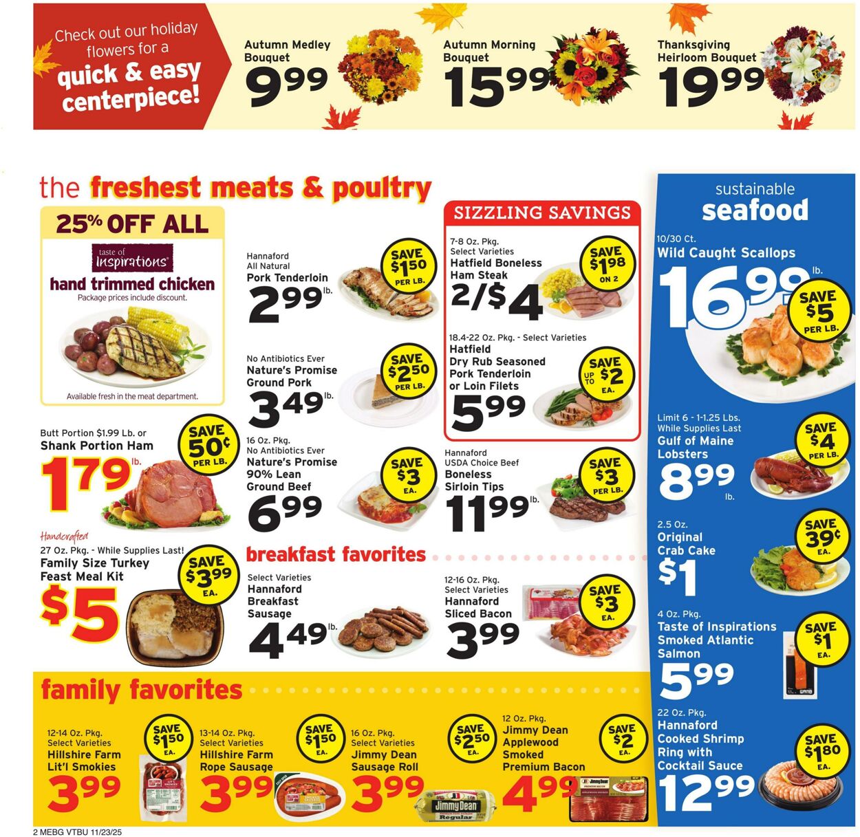Weekly ad Hannaford 11/23/2025 - 11/29/2025