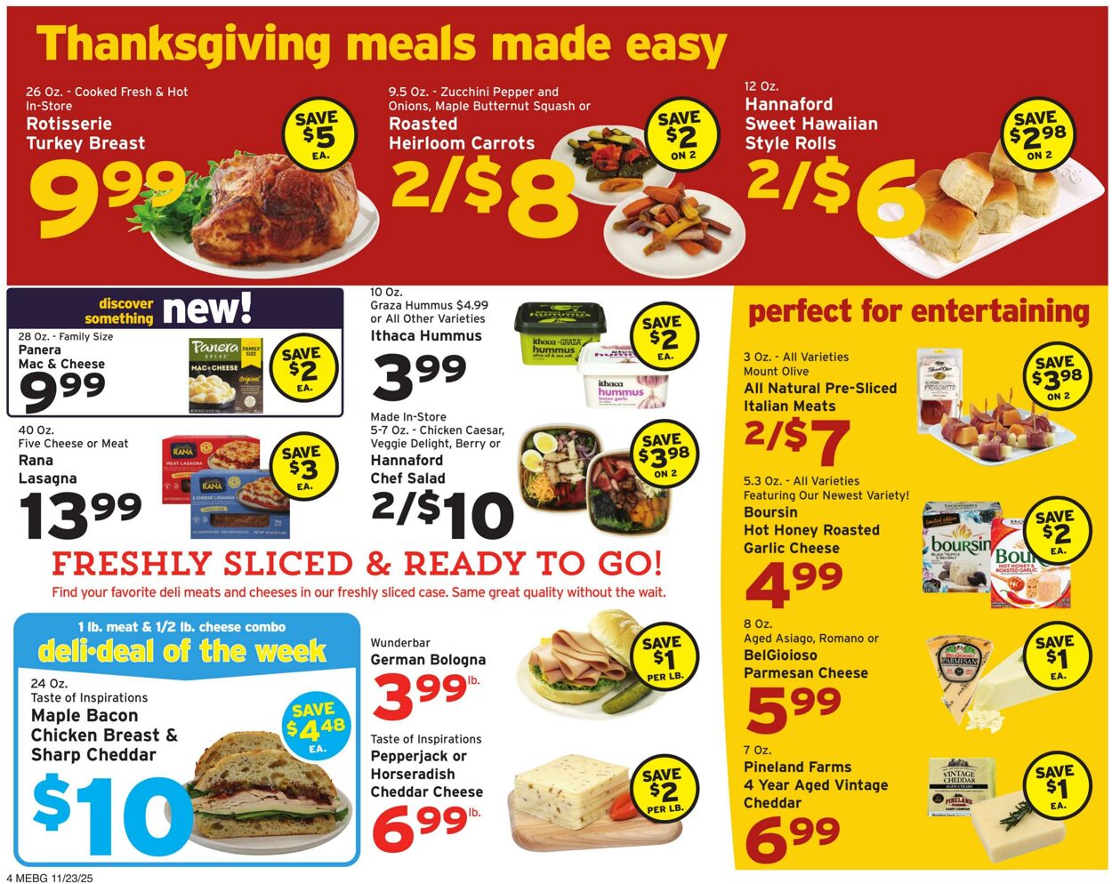 Weekly ad Hannaford 11/23/2025 - 11/29/2025