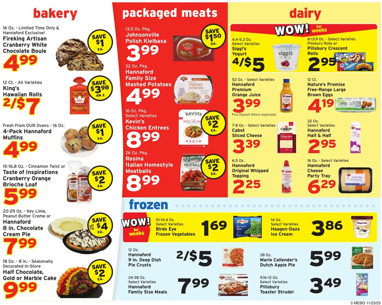 Weekly ad Hannaford 11/23/2025 - 11/29/2025