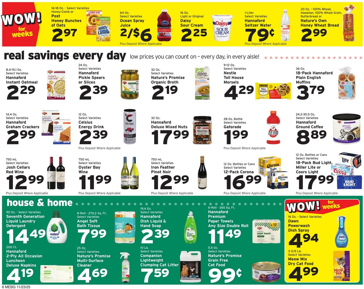Weekly ad Hannaford 11/23/2025 - 11/29/2025