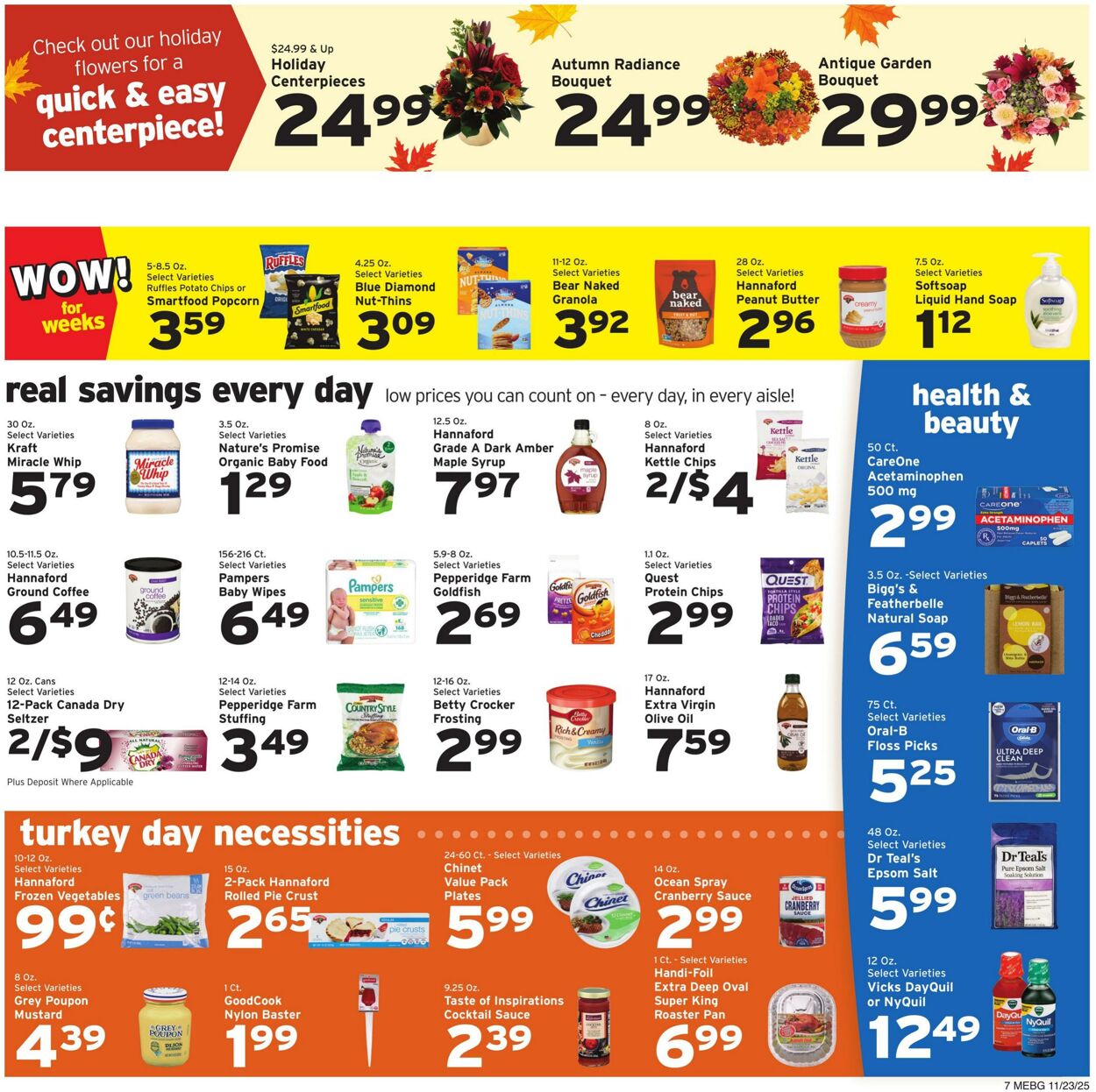 Weekly ad Hannaford 11/23/2025 - 11/29/2025