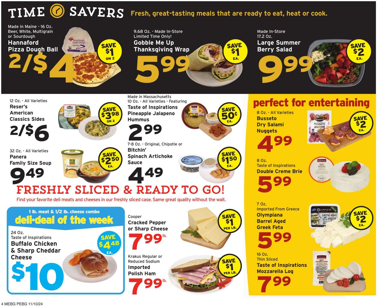 Weekly ad Hannaford 11/10/2024 - 11/16/2024