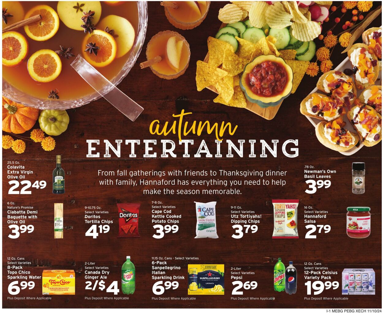 Weekly ad Hannaford 11/10/2024 - 11/16/2024