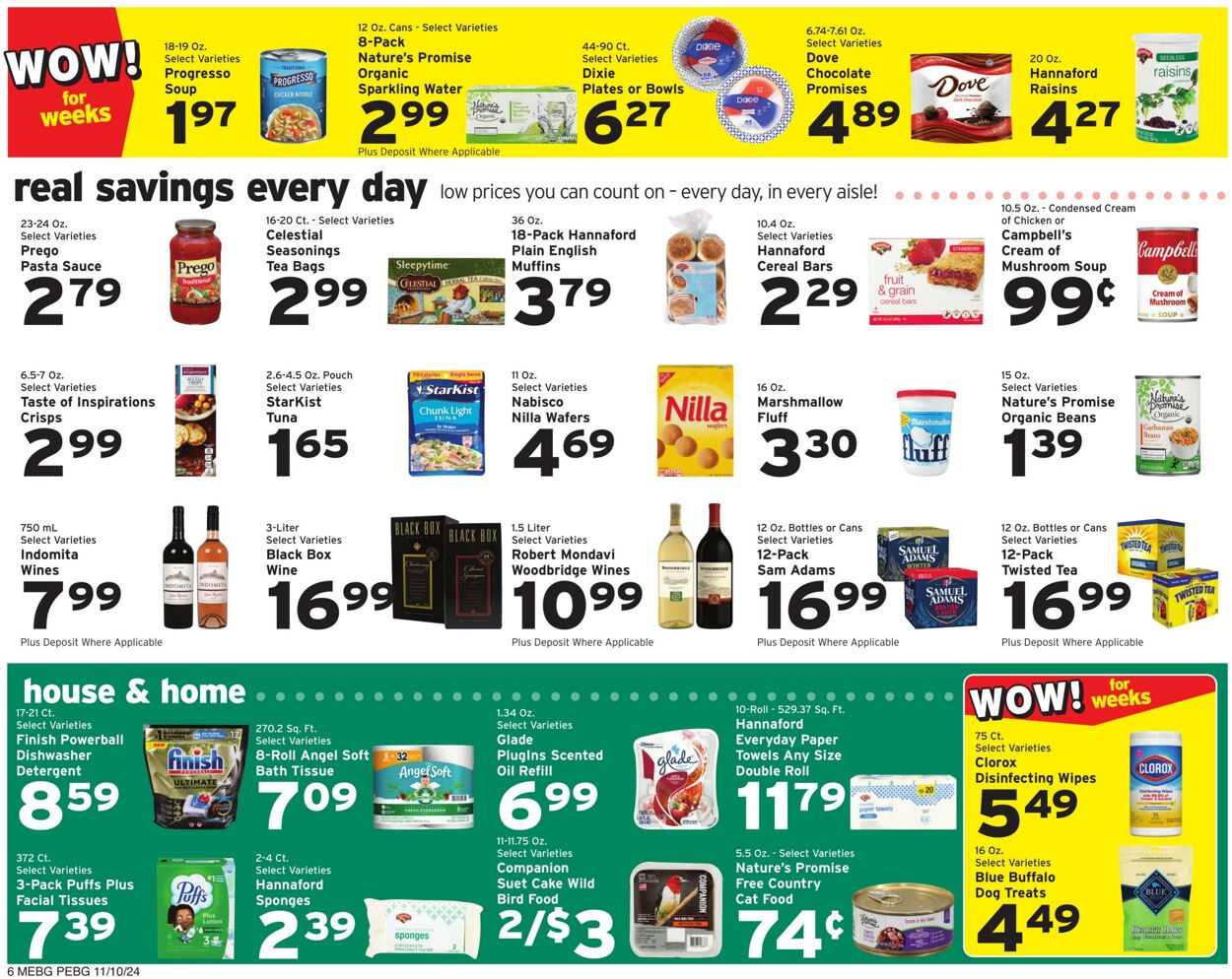 Weekly ad Hannaford 11/10/2024 - 11/16/2024