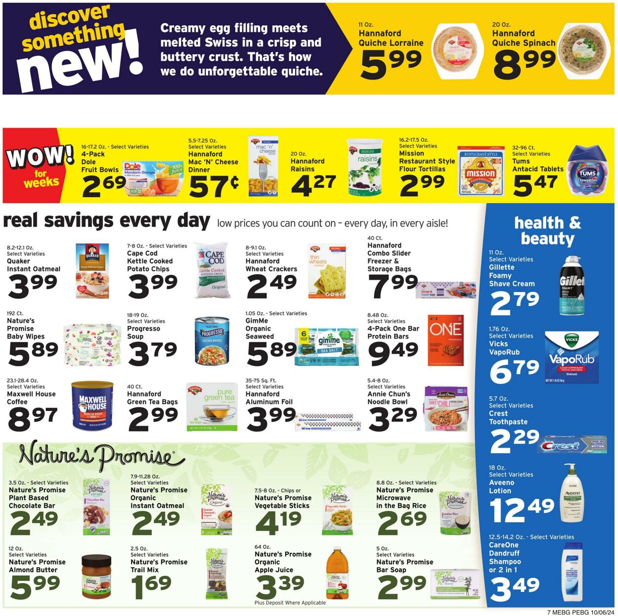 Weekly ad Hannaford 10/06/2024 - 10/12/2024