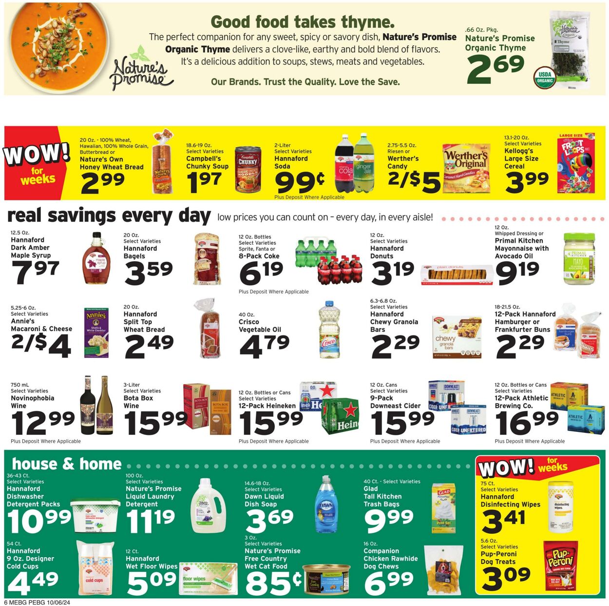 Weekly ad Hannaford 10/06/2024 - 10/12/2024