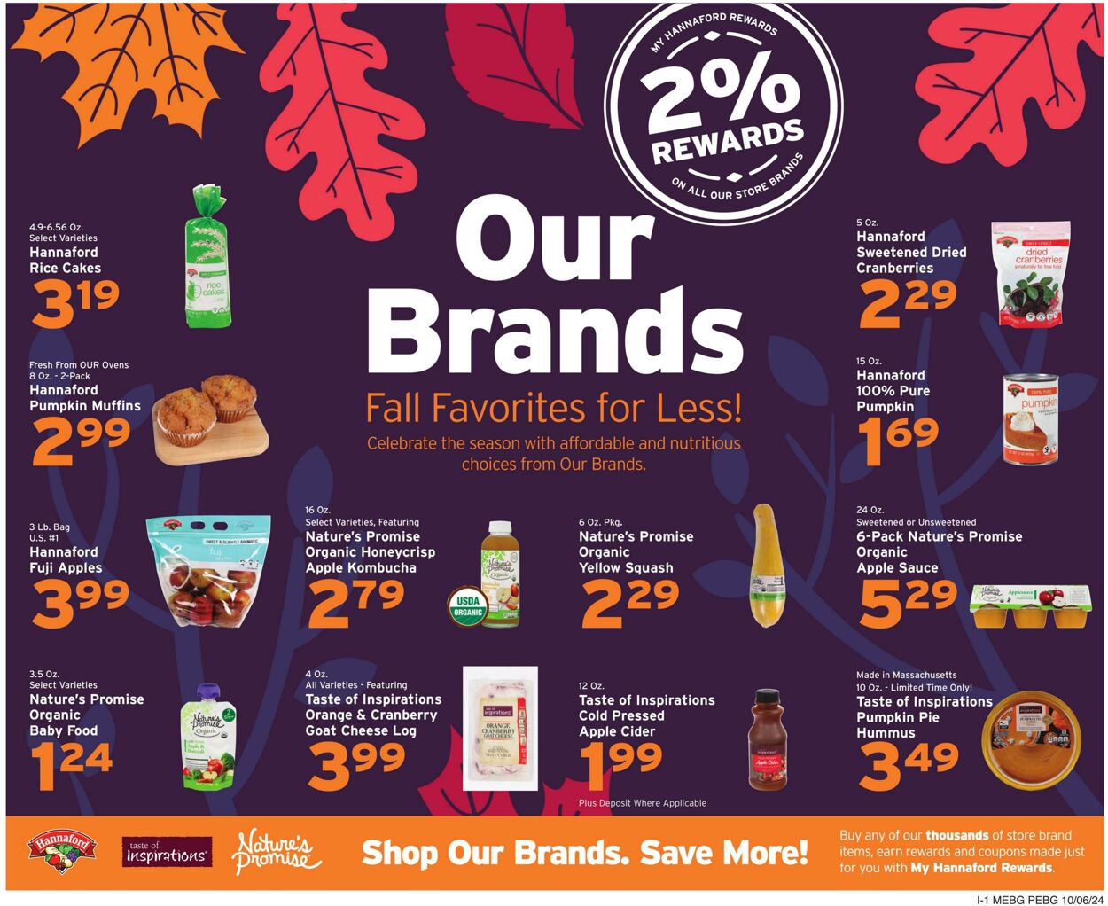 Weekly ad Hannaford 10/06/2024 - 10/12/2024