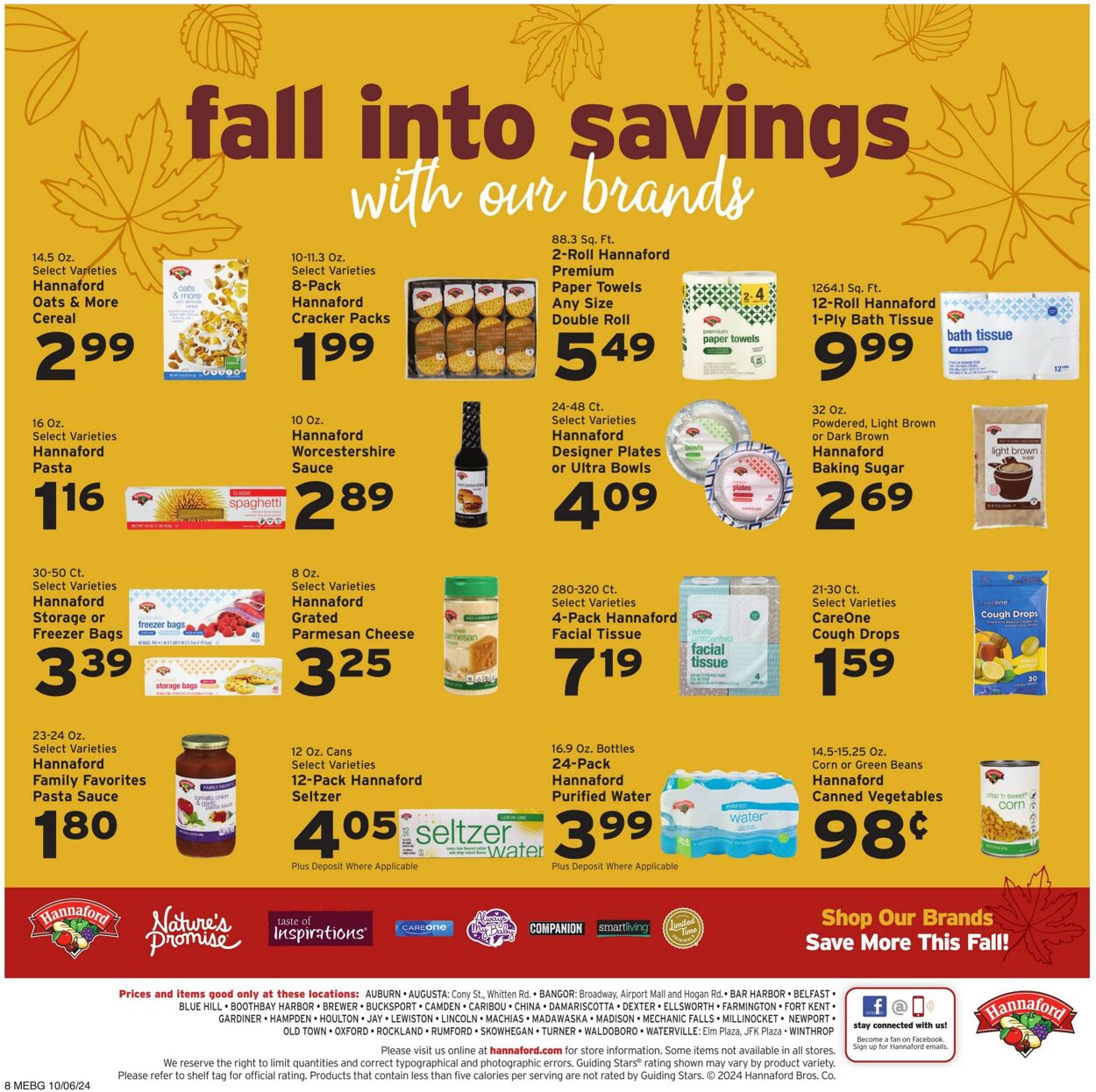 Weekly ad Hannaford 10/06/2024 - 10/12/2024