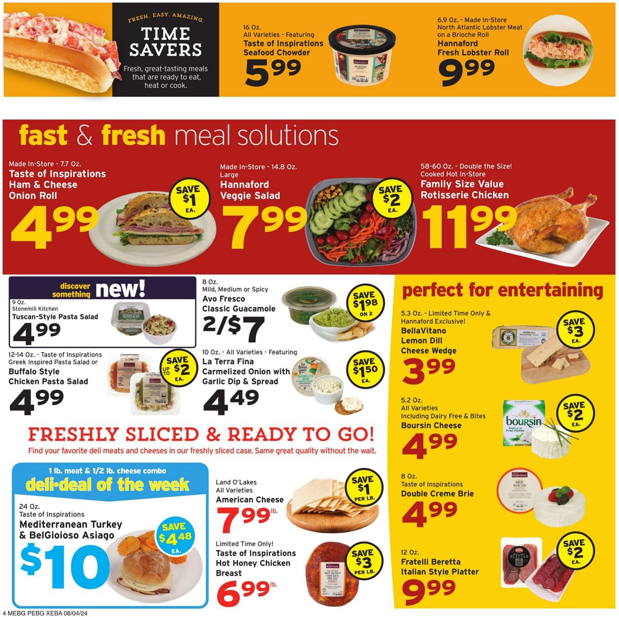 Weekly ad Hannaford 08/04/2024 - 08/10/2024