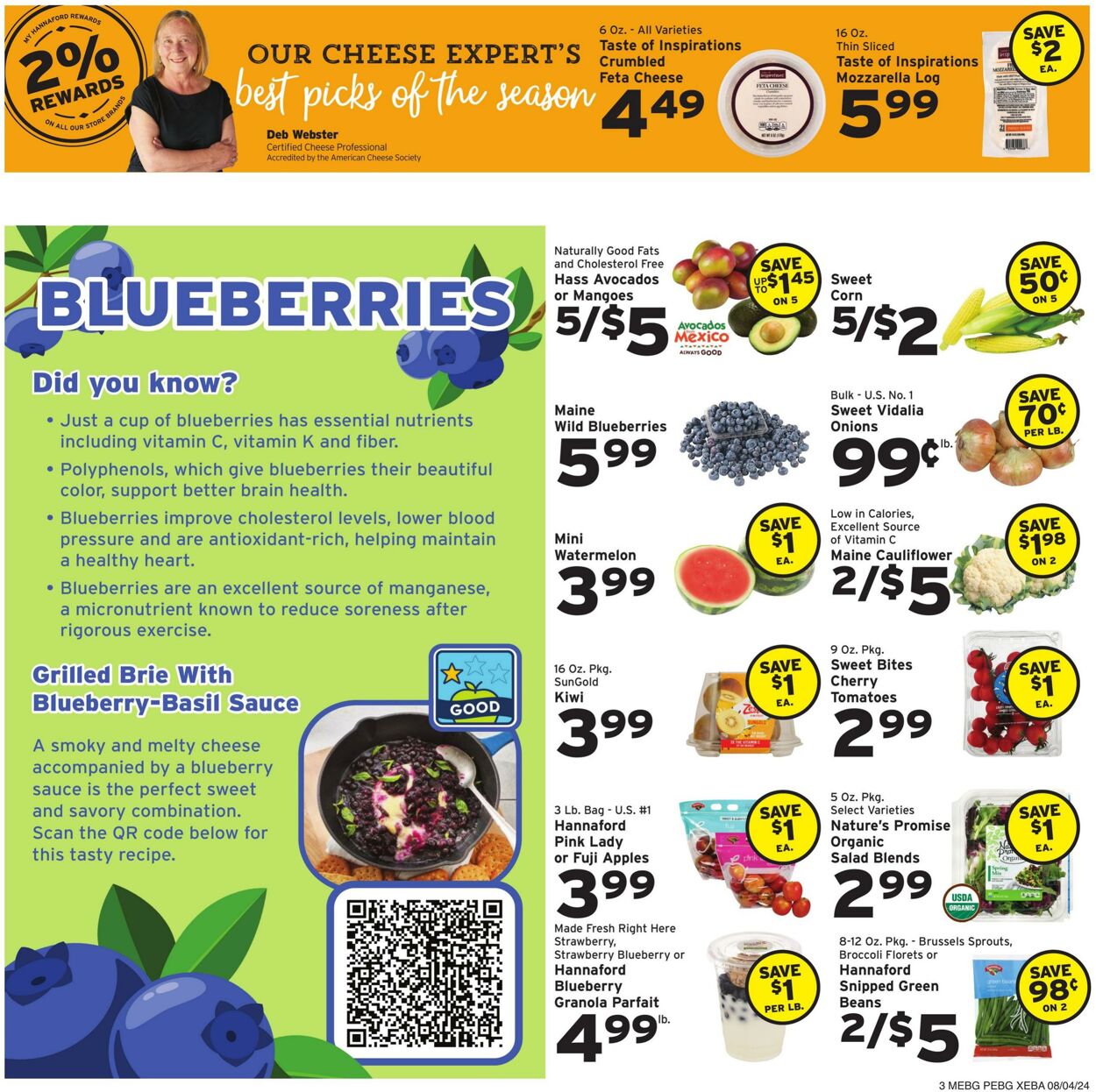 Weekly ad Hannaford 08/04/2024 - 08/10/2024