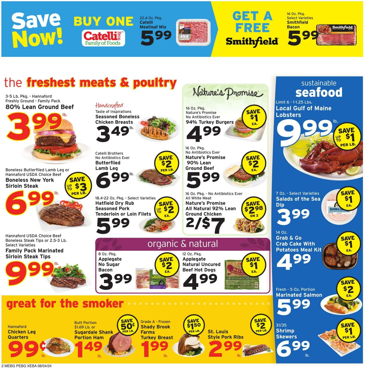 Weekly ad Hannaford 08/04/2024 - 08/10/2024