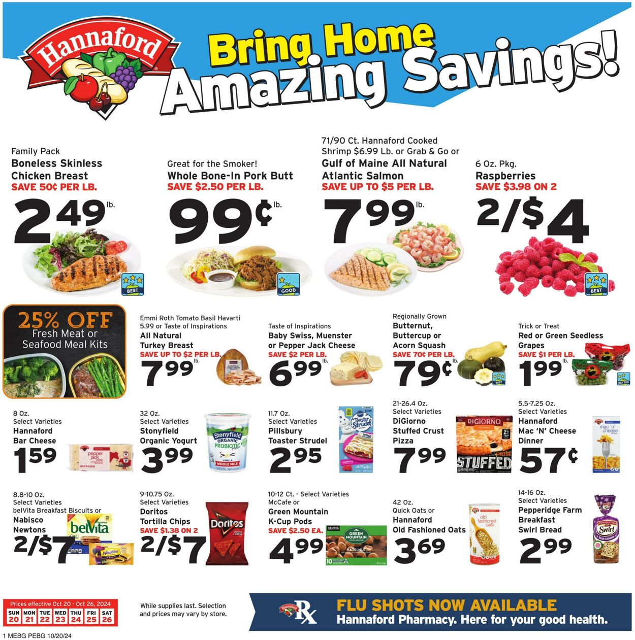 Weekly ad Hannaford 10/20/2024 - 10/26/2024