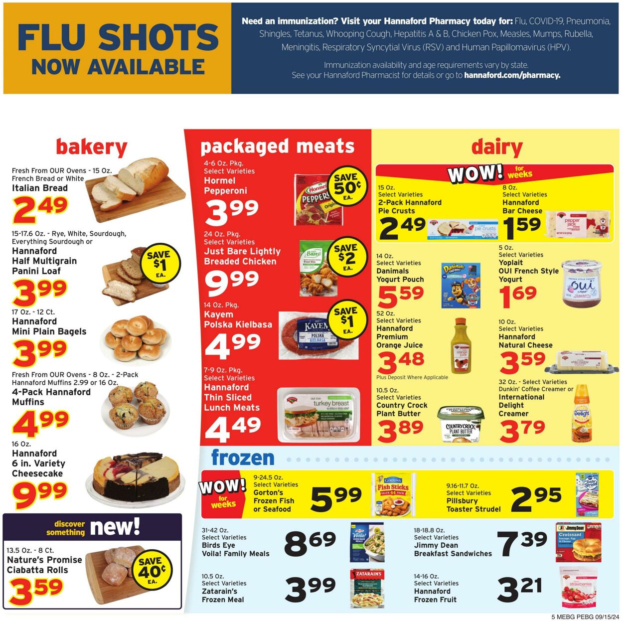 Weekly ad Hannaford 09/15/2024 - 09/21/2024