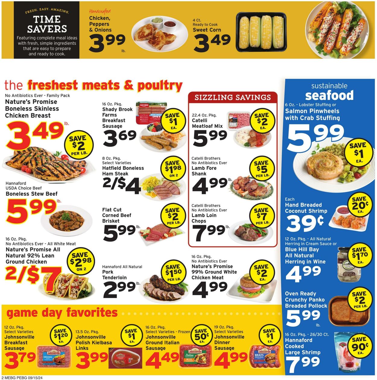 Weekly ad Hannaford 09/15/2024 - 09/21/2024