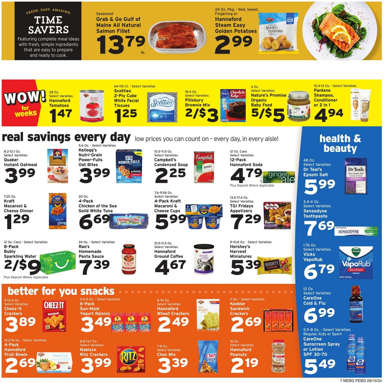 Weekly ad Hannaford 09/15/2024 - 09/21/2024