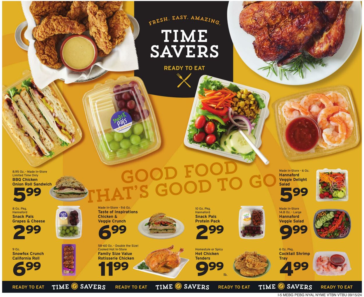 Weekly ad Hannaford 09/15/2024 - 09/21/2024