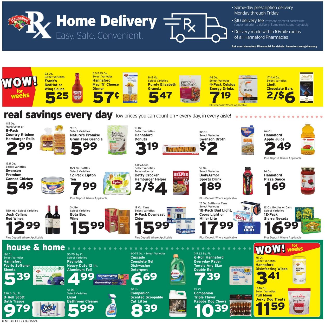 Weekly ad Hannaford 09/15/2024 - 09/21/2024