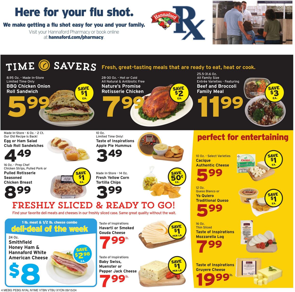 Weekly ad Hannaford 09/15/2024 - 09/21/2024