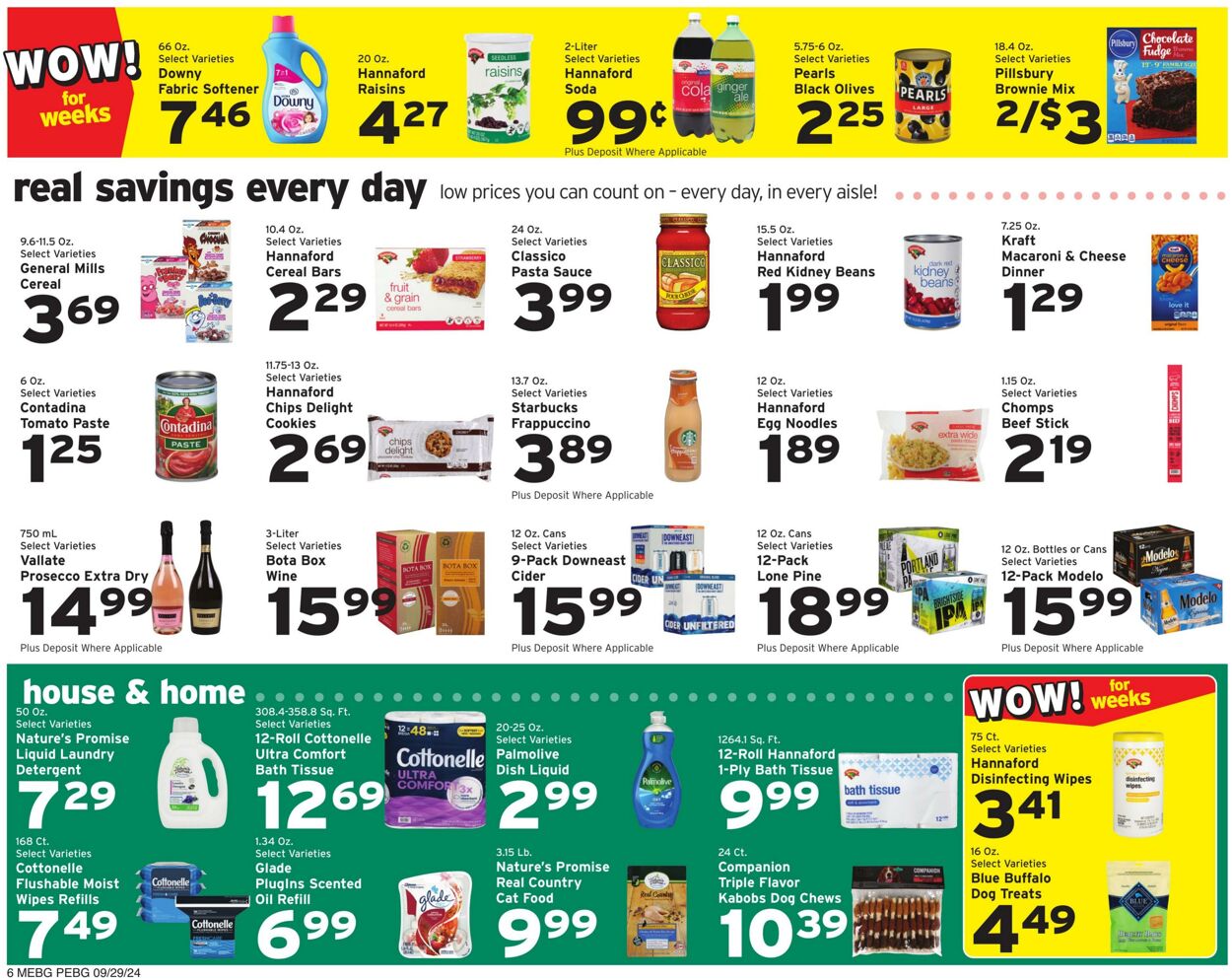 Weekly ad Hannaford 09/29/2024 - 10/05/2024