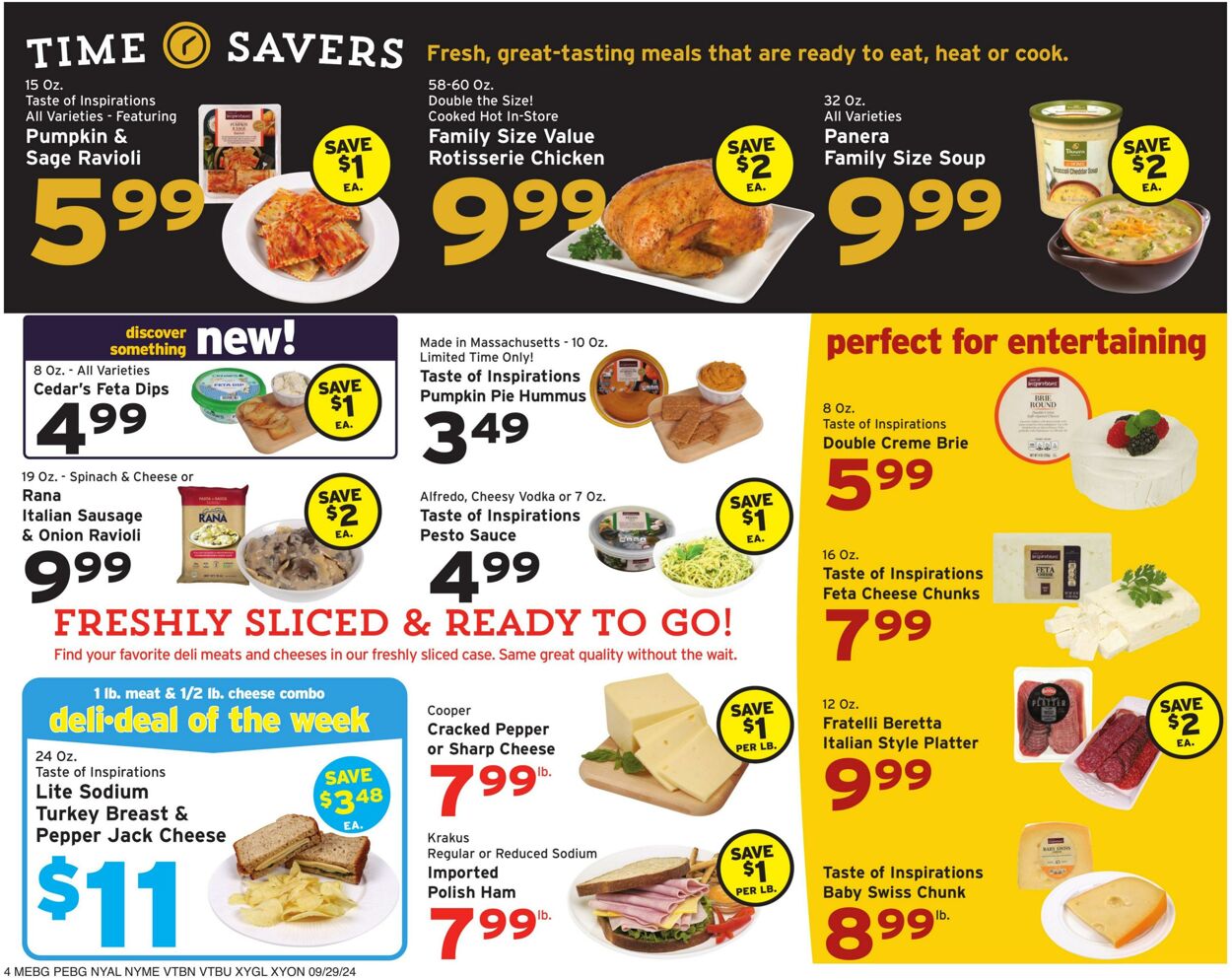 Weekly ad Hannaford 09/29/2024 - 10/05/2024